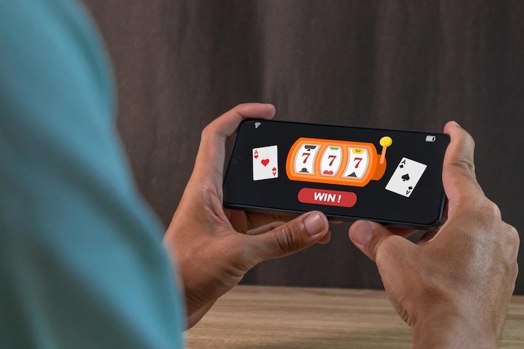 Layar putaran Wolf Gold dengan animasi serigala